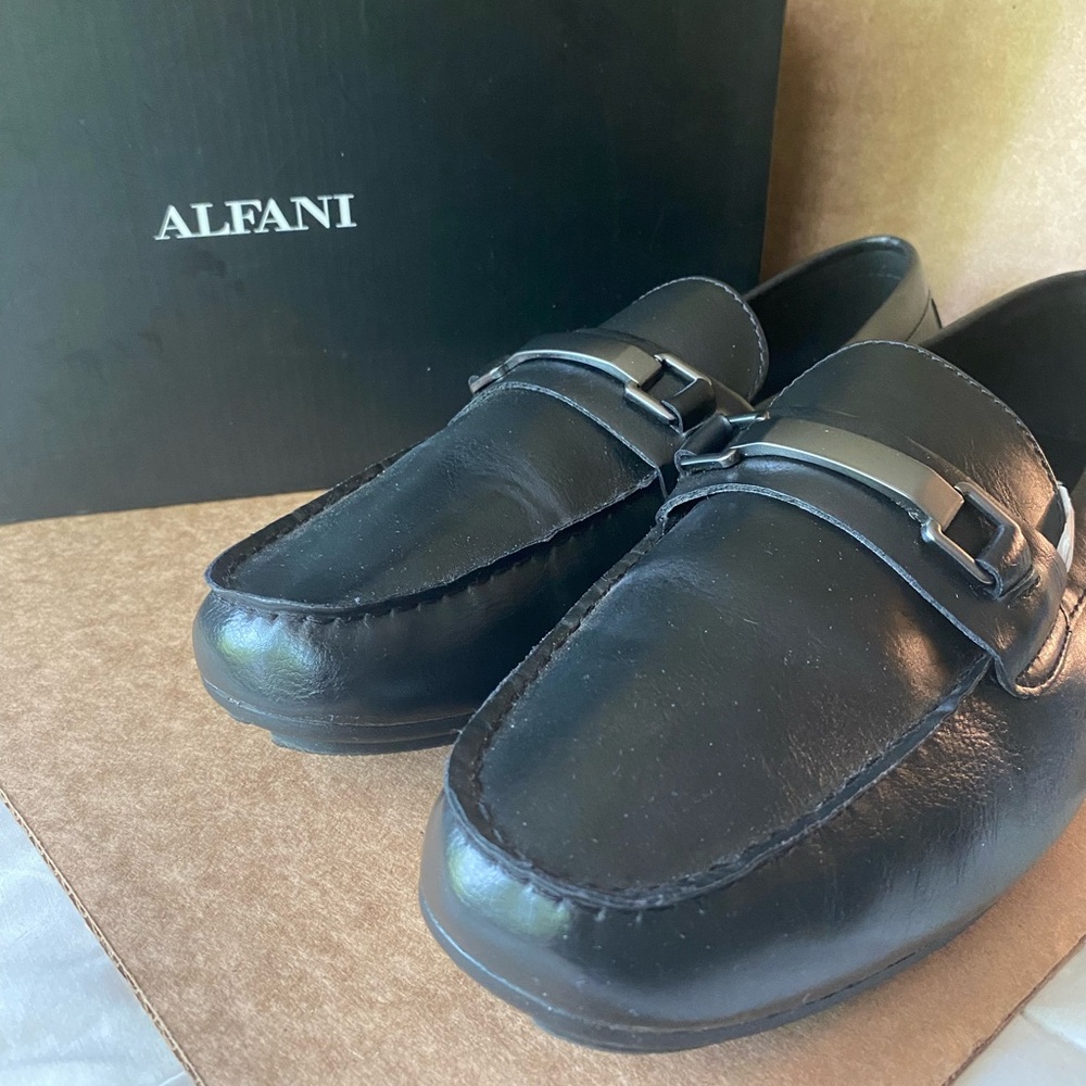 Alfani Men's Black Loafers